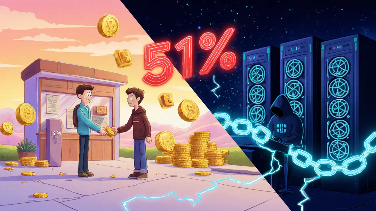Understanding Double‑Spending and 51% Attacks on Blockchains