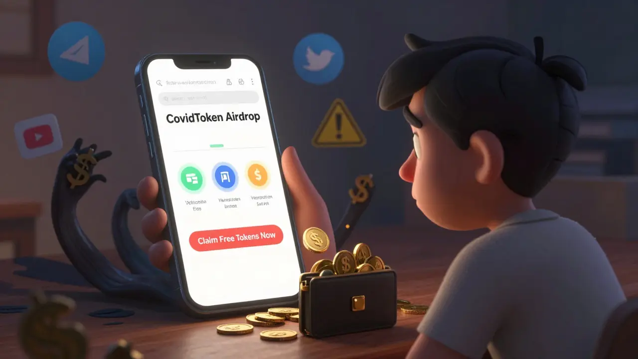 CovidToken Airdrop: What You Need to Know (Spoiler: It Doesn't Exist)
