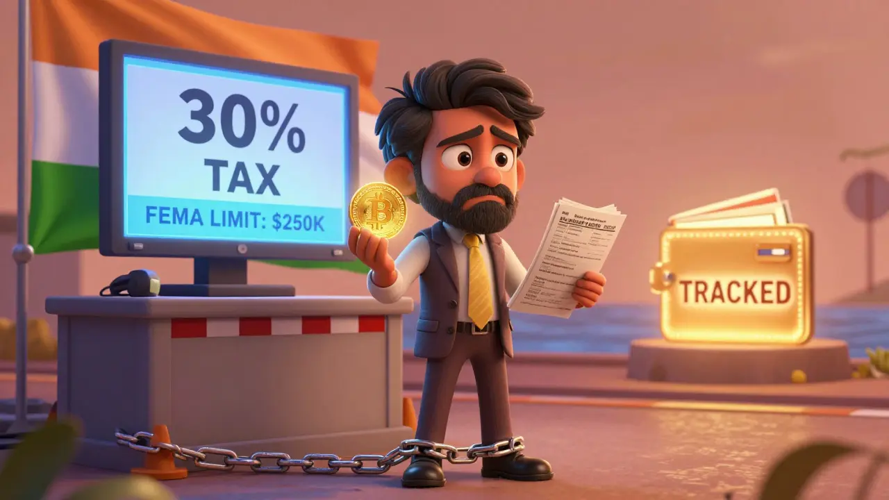 Moving Crypto Assets Abroad from India: Legal Rules and Tax Risks in 2026