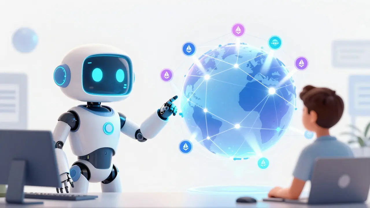 AI assistant helps developer visualize unified cross-chain blockchain network