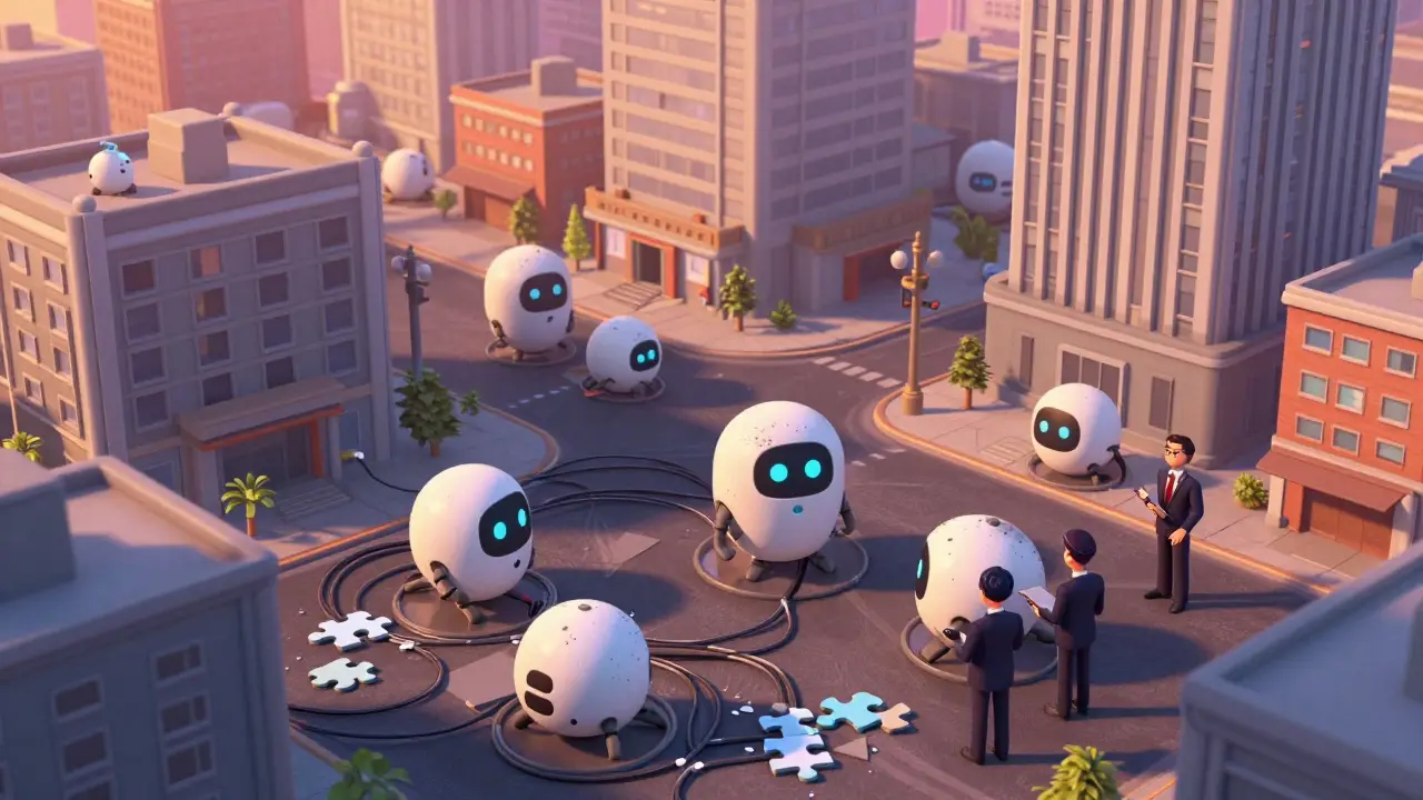 Scattered infrastructure nodes facing regulatory and technical hurdles